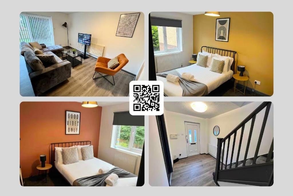 3 Bedroom House With Parking Manchester Eksteriør billede